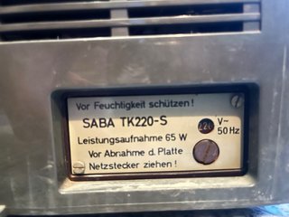 Magnetófono Saba Stereo TK 220-S