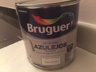 Lata Pintura Azulejos Bruguer Blanco 2,5L