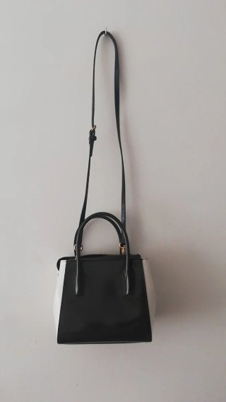 Bolso Bimba y Lola Caqui y Blanco