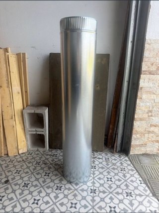 Tubo galvanizado de chapa de 0,8mm / 25cm diámetro