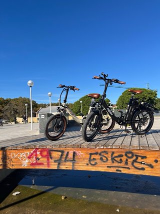 Bicicleta eléctrica ALQUILER para glovo pedido