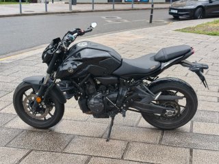 Yamaha MT-07 2024 A2. Línea completa.