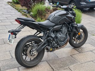 Yamaha MT-07 2024 A2. Línea completa.