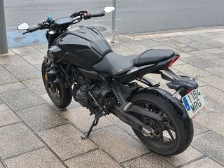 Yamaha MT-07 2024 A2. Línea completa.