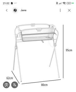 Bañera de bebé plegable con patas