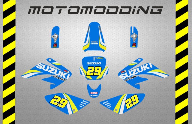 Kit adhesivos imr corse crf70 Suzuki motogp