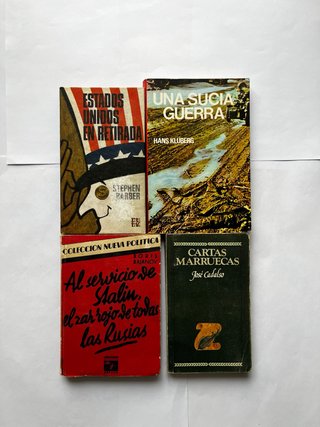 Pack de 4 libros de historia y guerra