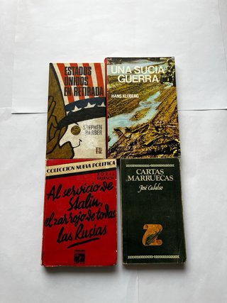 Pack de 4 libros de historia y guerra