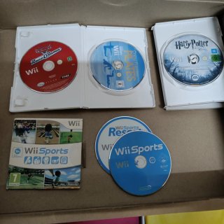 Lote Consola Nintendo Wii Gris y Blanca