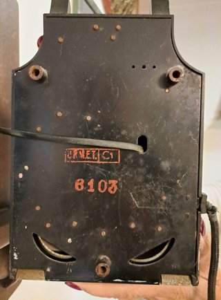 Telefono URMET Vintage Nero Legno