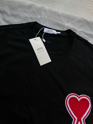 Camiseta AMI Paris Negra Talla M