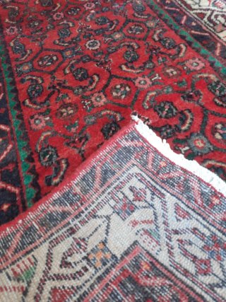 Tappeto persiano lana rosso