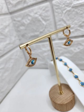 Conjunto Acero Quirúrgico Chapado Oro