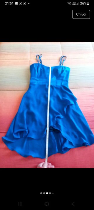 Abito elegante Rinascimento blu