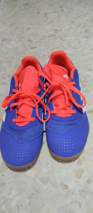 Zapatillas Adidas Azul y Naranja
