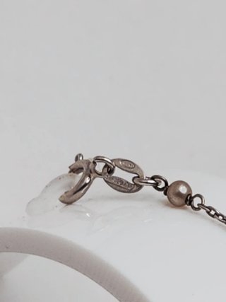 Pulsera Plata Ley Niña Corazón Amarillo