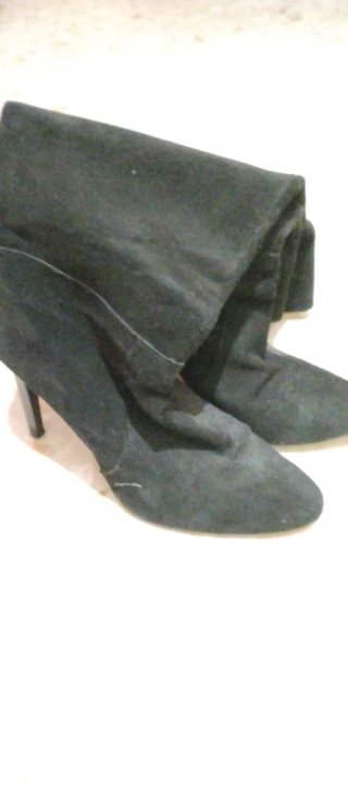 Botas de tacón alto negras