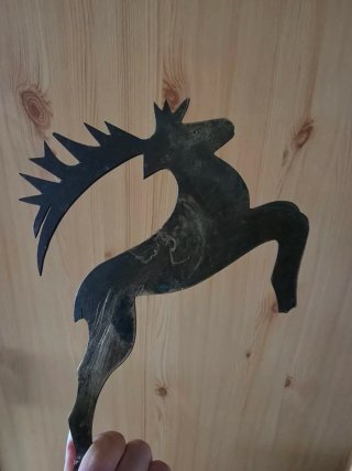 Figura Decorativa Ciervo Bronce