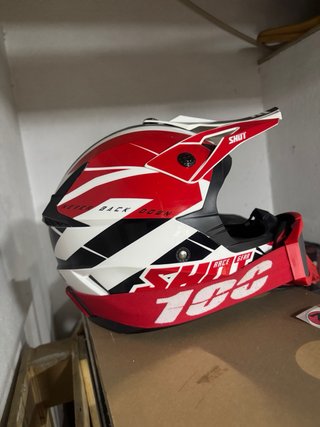 Casco de Cross SHOT con Gafas 100%
