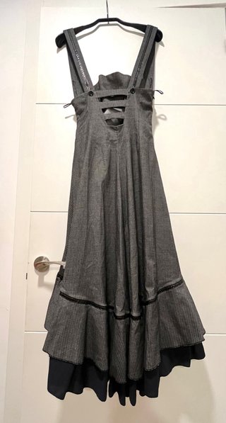 Vestido Mara Margo Negro Gris
