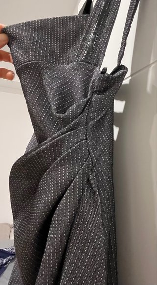 Vestido Mara Margo Negro Gris