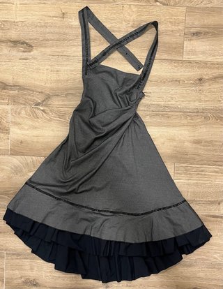 Vestido Mara Margo Negro Gris