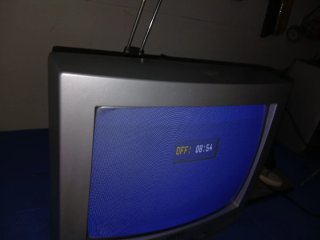 Televisor Sanyo Plata y Negro