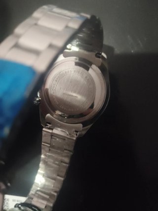Reloj Fredric Hombre Negro y Plateado