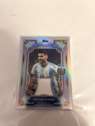 Carta Fútbol Argentina Trios