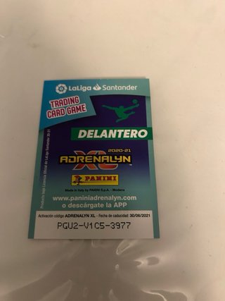 Carta Fútbol Argentina Trios