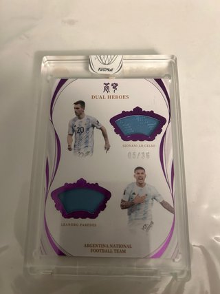 Carta Fútbol Argentina Trios