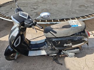 Moto Shamada Beach 125cc Negra/Plata
