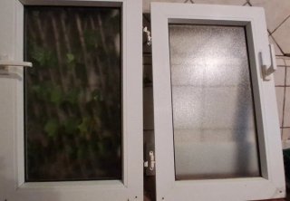 2 hojas ventana PVC blanco