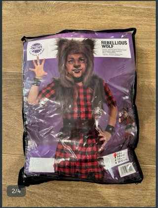 Disfraz niña lobita. Talla 3.