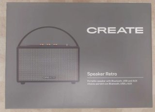 Altavoz Portátil CREATE Bluetooth USB Aux