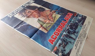 x2 Carteles cine original Rambo 1 y 2