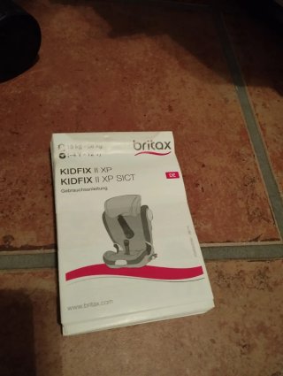 Silla coche Britax Römer negra