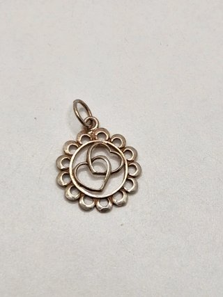 Colgante Corazones Entrelazados Plata Ley