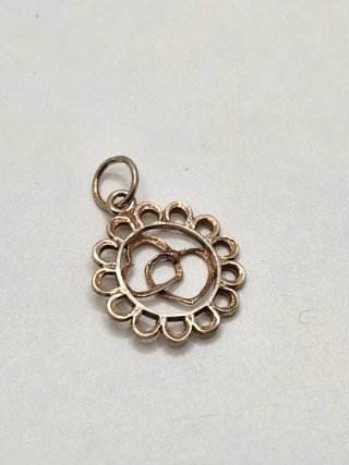 Colgante Corazones Entrelazados Plata Ley