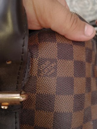Bolso Louis Vuitton Marrón Damier