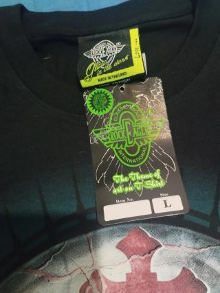 Camiseta Rock Eagle Calavera Cadena