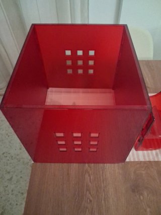 Accesorios Kallax Ikea Rojo Plástico