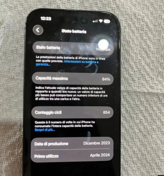 iPhone 15 Grigio Scuro