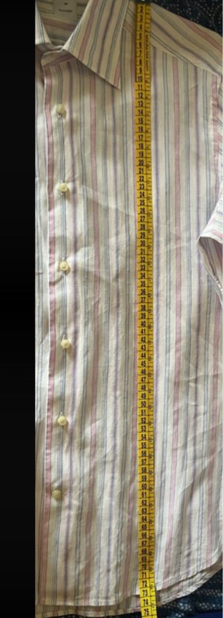 Camicia uomo W. a righe taglia M