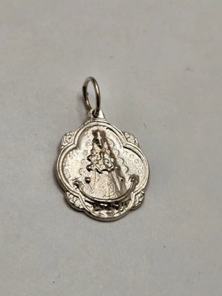 Colgante Virgen del Rocío Plata de Ley