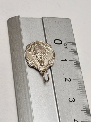 Colgante Virgen del Rocío Plata de Ley