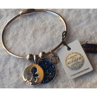 Bracciale Boccadamo con cristalli Swarovski blu