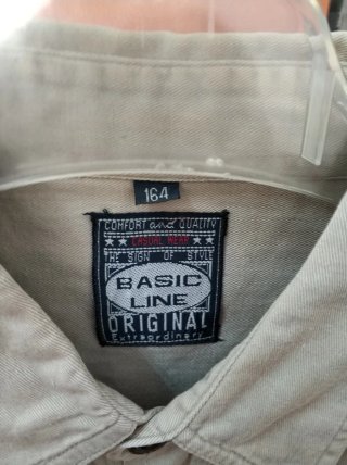 Camisa C&A Beige Multibolsillos