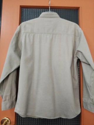 Camisa C&A Beige Multibolsillos