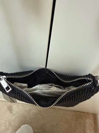 Bolso fiesta Zara malla brillos